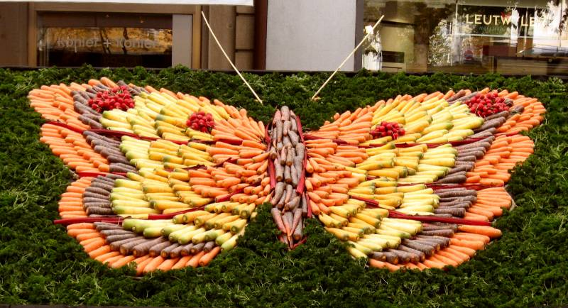 On November 6th  Aarau, Switzerland holds its Rüeblimärt (carrot market) and the town turns into the nation’s undisputed carrot centre, with its annual celebration of the local produce, carrots.

It includes several great examples of carrot art