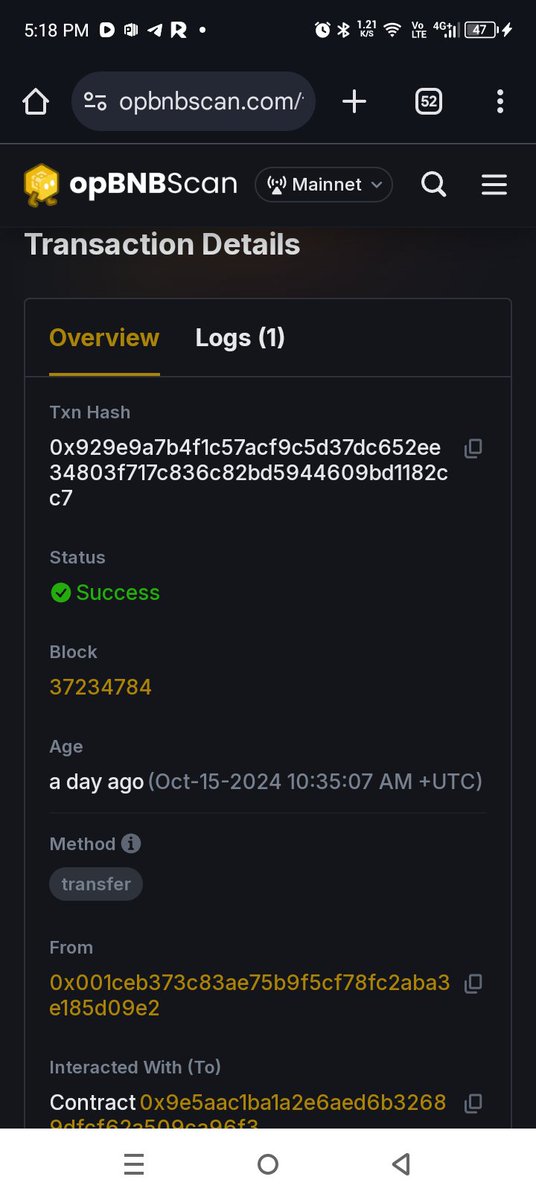 Mimilaporch's tweet photo. @Bybit_Official @Bybit_Official I've been a loyal customer for years, yet I'm deeply disappointed by the lack of support in retrieving my 200 USDT sent to your opBNB network.The transaction is confirmed, but your team refuses to help. I deserve better technical support for my long-standing trust https://t.co/RQDOCnYkuT
