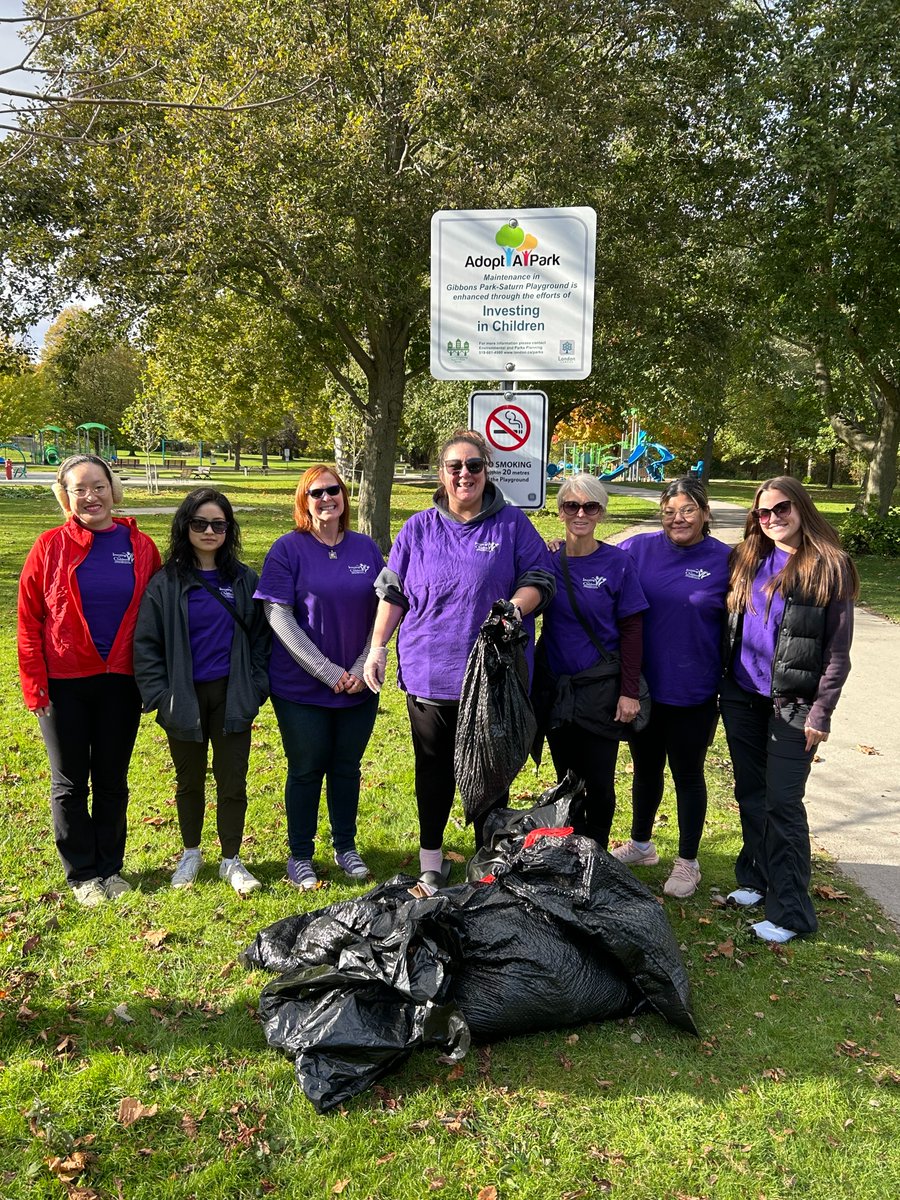 InvestChildren's tweet image. The Investing in Children team had an amazing time helping to make London shine with another #ParkCleanUp! 

We picked up trash at Gibbons Park and Saturn Playground as part of the Adopt-a-Park Program. Plus, we had the cutest little helper! (Last picture)

 @CityofLdnOnt