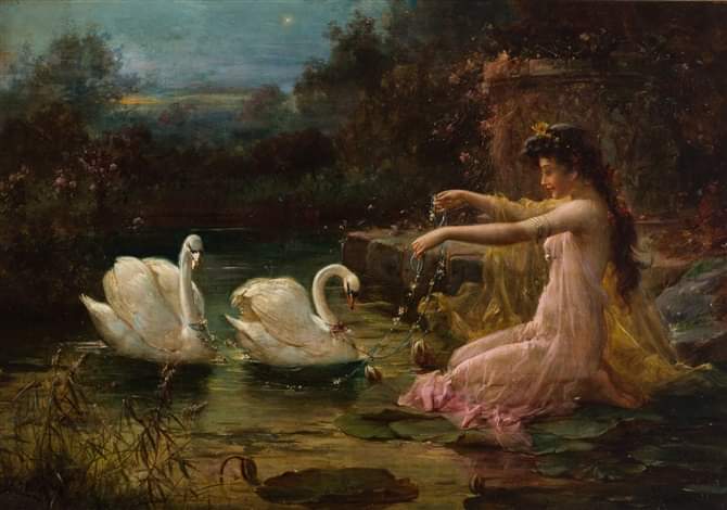 ミィ Mi-semaine Lashunta Inspiration Artiste : Hans Zatzka (1854 - 1945