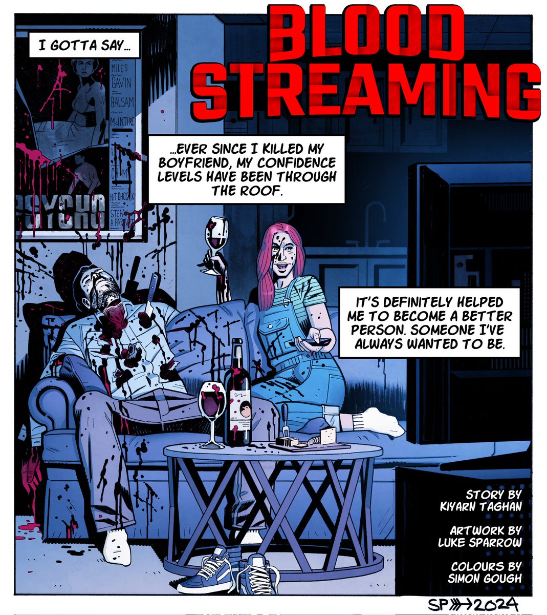 A very fun new thing being prepped slowly with the amazing <a href="/lukesparrowart/">Luke Sparrow</a> and <a href="/SimonGough2099/">Simon Gough</a>
#Art #ComicArt #Comics #Comic #CreatorOwned #IndieComics #GraphicNovel #IndieComic #MakeComics  #Comicbooks