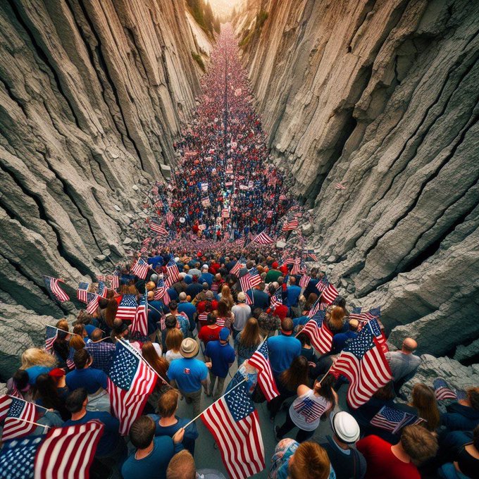 Rfk4POTUS's tweet photo. If your focus is identity politics and microaggressions, you'll vote #HarrisWalz. If your focus is macroaggressions and policy, you'll vote #TrumpVance.
#HealTheDivide #GoMacro https://t.co/uE4wpZvDbS