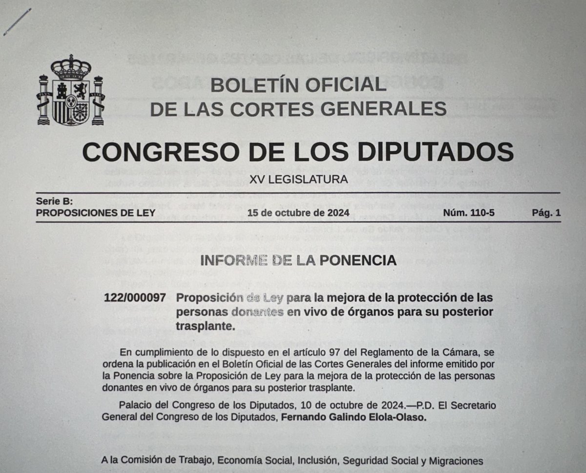 jsalvadorduch's tweet photo. Avui hem fet un pas més per protegir els treballadors i treballadores donants d'òrgans. Amb aquesta llei, assegurem que el seu gest altruista no esdevingui un risc econòmic o laboral. Donar per salvar vides ha de ser un acte protegit i digne. 💪❤️ #ProteccióAlDonant https://t.co/20sbIYaagT