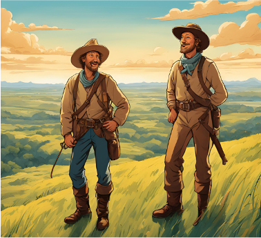 Jannine107's tweet photo. The Louis & Clark Redux

Two history professors facing academic probation accidentally received a grant to reenact the Lewis and Clark Expedition. The event attracts national media coverage, leaving the university and the funders scrambling to transform the knuckleheads into American heroes.

Dumb and Dumber meets Ken Burns.

#screenpit #Hi #Pi #Co #Fa #Ad #Div #Drdy #LiSe #4Q