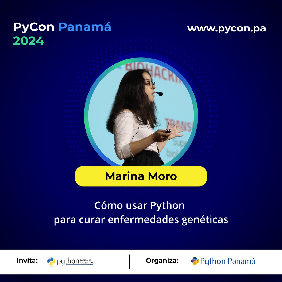 Este viernes a las 16:15h hora peninsular tendré el placer de dar una charla (virtualmente) en la <a href="/PyConPA/">PyConPA</a> organizada por <a href="/PythonPanama/">Python Panamá 🇵🇦</a> 🐍💜 El acceso es gratuito, sólo tenéis que registraros aquí:
pycon-forms.vercel.app