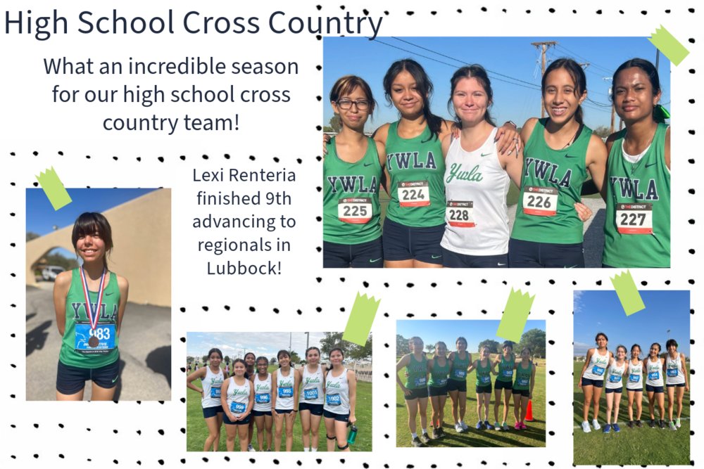 What an incredible season for our cross country team! Special shoutout to Lexi for finishing in the top 10 and advancing to regionals at Lubbock!  yisd.net/o/ywla/article…
