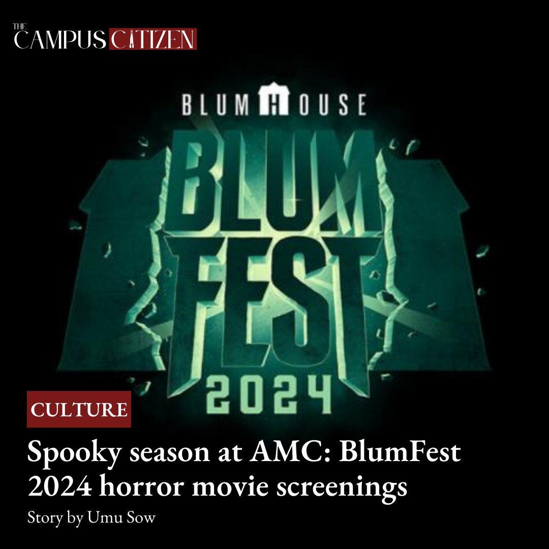 Blumhouse, a horror production company, will be partnering with AMC this fall to host BlumFest, which rescreens a few of their popular horror films in theaters. Screenings are offered every Wednesday night until Oct. 30..

Read more at the 🔗 in our bio
✍ Umu Sow