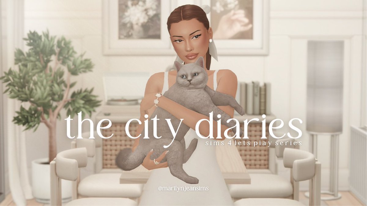 the first episode of my brand new let's play series, the city diaries, is now up on my youtube channel! 🤍 #TheSims4 

youtube.com/@marilynjeansi…