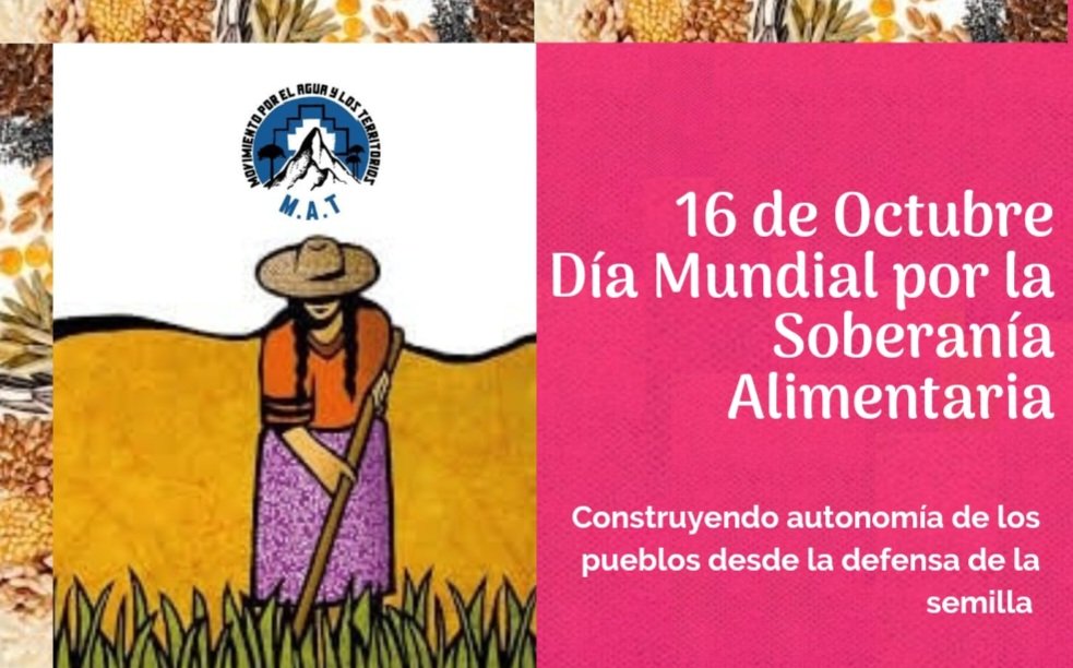 [🌍Día Mundial por la Soberanía Alimentaria]

Cada vez más sectores campesinos y urbanos toman este camino, impulsando los cultivos agroecológicos o la transición a la agroecología en sus predios y huertas.

#SoberaniaAlimentaria 
#SemillasLibres
#AguaParaLaVida