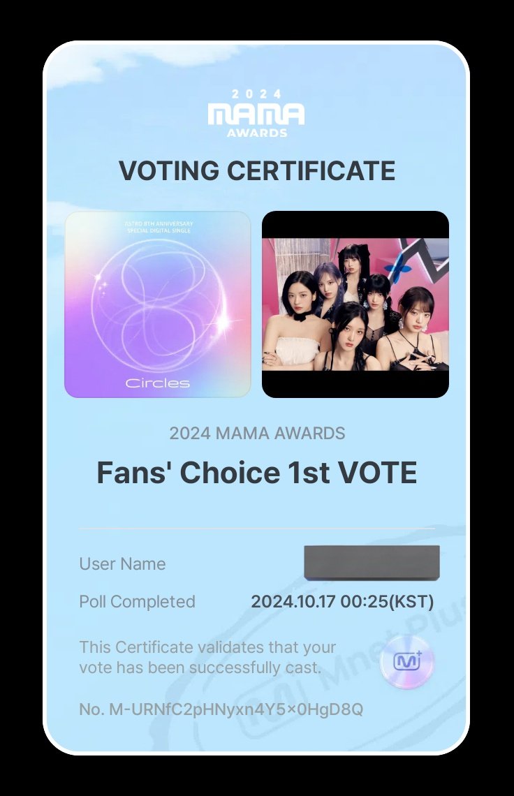 horan_zel's tweet photo. Nuevo día para votar, no olviden que la votación en la App de Mnet Plus vale el 90% y acá el 10%
Es 1 voto por día tanto en la app como acá, recuerden que pueden dar retweet y de igual forma pueden usar otra cuenta para usar los Hashtags 

i vote for #astro at #2024MAMAVOTE https://t.co/0ficA5fqlE