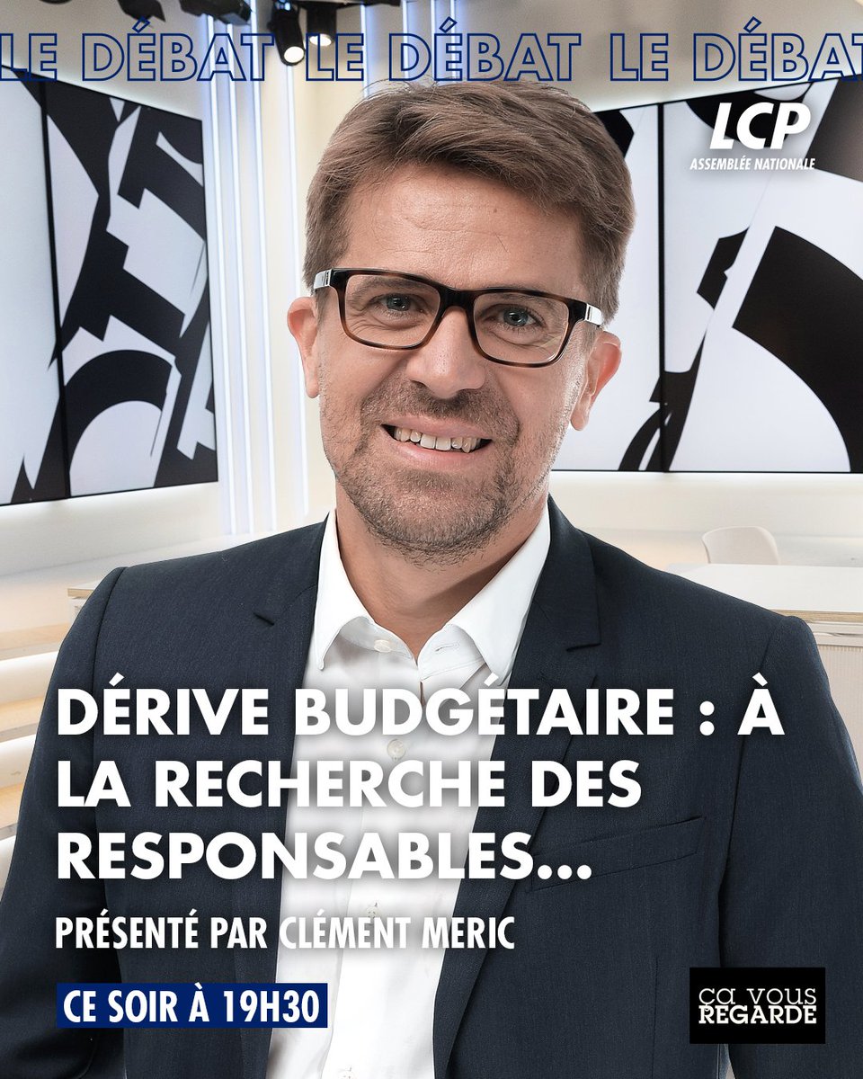 LCP (@lcp) on Twitter photo 🔵Ce soir dans #CVR présenté par <a href="/clementmeric/">Clement Meric</a>
👉Dérive budgétaire : à la recherche des responsables…
🔹<a href="/CHAlloncle/">Charles Alloncle</a> (UDR)
🔹<a href="/damienmaudt/">Damien Maudet</a> (LFI)
🔹<a href="/CSitzenstuhl/">Charles Sitzenstuhl</a> (EPR)
🔹<a href="/fxbourmaud/">François-Xavier Bourmaud</a>, journaliste <a href="/lopinion_fr/">l'Opinion</a> 🔵Ce soir dans #CVR présenté par <a href="/clementmeric/">Clement Meric</a>
👉Dérive budgétaire : à la recherche des responsables…
🔹<a href="/CHAlloncle/">Charles Alloncle</a> (UDR)
🔹<a href="/damienmaudt/">Damien Maudet</a> (LFI)
🔹<a href="/CSitzenstuhl/">Charles Sitzenstuhl</a> (EPR)
🔹<a href="/fxbourmaud/">François-Xavier Bourmaud</a>, journaliste <a href="/lopinion_fr/">l'Opinion</a>
