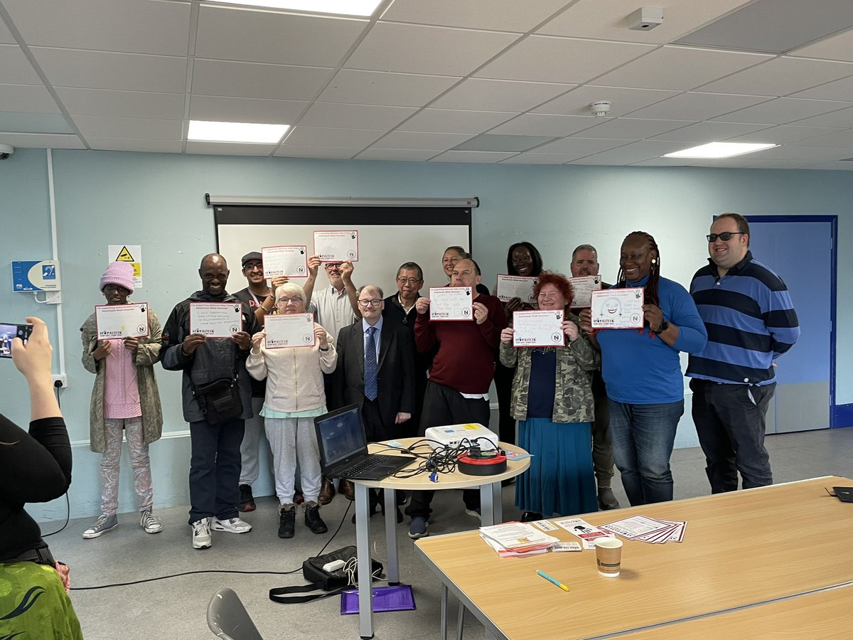 HannahW123451's tweet photo. Wonderful morning spent with Lewisham Speaking up today! @MarkBrookes66 introduced the recently launched @NottmTrentUni / @DimensionsUK Disability Hate Crime training for the criminal Justice sector. Crucial messaging and awareness also delivered by @johnau59 (@stophateuk) and Kieran of @StaySafeEast. Organisations working together to combat hate and support victims is key to ensuring Hate Crime becomes a priority in this Government’s agenda ❤️