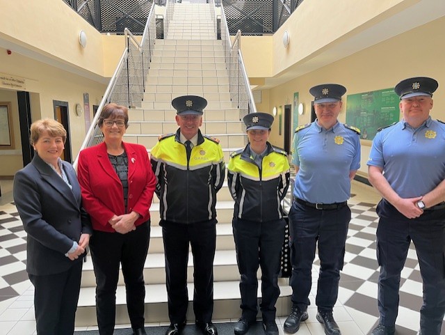 RiverProject_ie's tweet photo. Dr Kathleen Nallen &amp; Dr Geraldine O Connor from @DkIT_ie @RiverProject_ie were delighted to be invited to the Garda College by Supt. Brian Murphy - a member of @RiverProject_ie steering committee &amp; to engage with a wide range of staff &amp; students @hea_irl @HMcEntee @gardarep https://t.co/OQI0w4MAbL