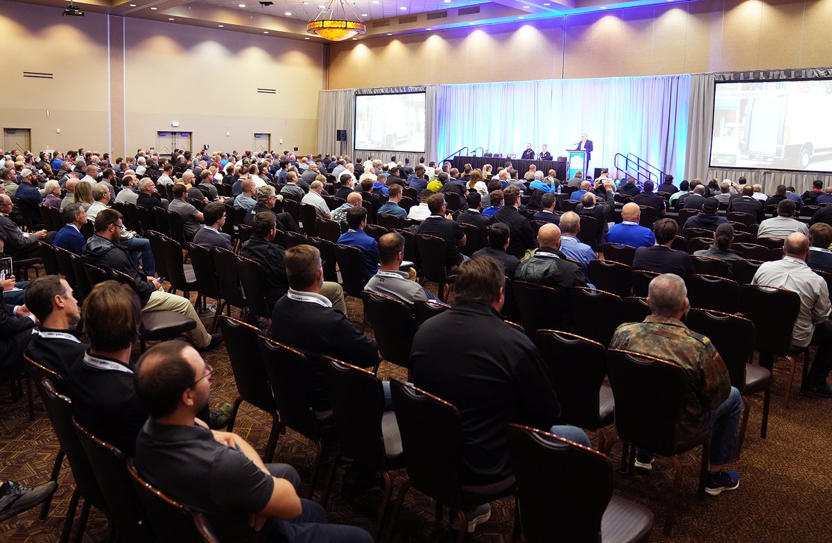 nteanews's tweet image. Representatives from #RAMProfessional cover technical information related to chassis, design, body installation &amp;amp; equipment mounting options + its plans for the commercial vehicle space, at #NTEACVUS. #upfittingsummit #worktrucks #truckbuilding #upfitting ntea.com/cvuscoverage