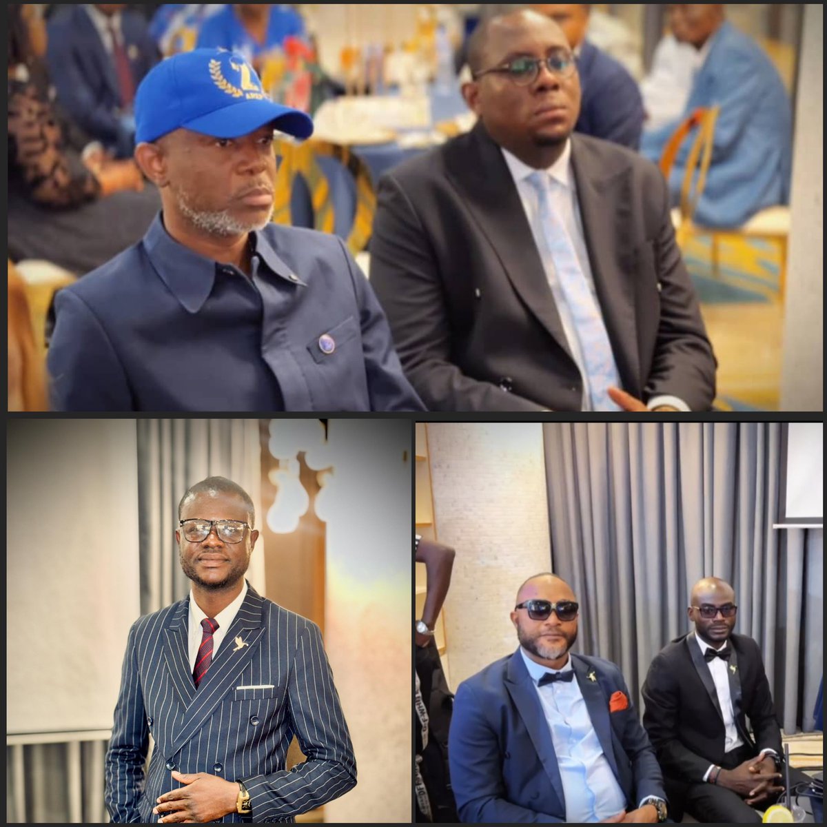 JuliusKobo's tweet photo. La clôture de la festivité 2e anniv. du parti AREP
Le Coord Nat Me Albert EKOLOMBA, de la Jeunesse avec les CN Adj en charge de Question politique,  en Charge de la mobilisation, ainsi que celui en Charge  de l'Administration tous étaient présents à la soirée de gala @GuyLoando_ https://t.co/6exGVw7BdM