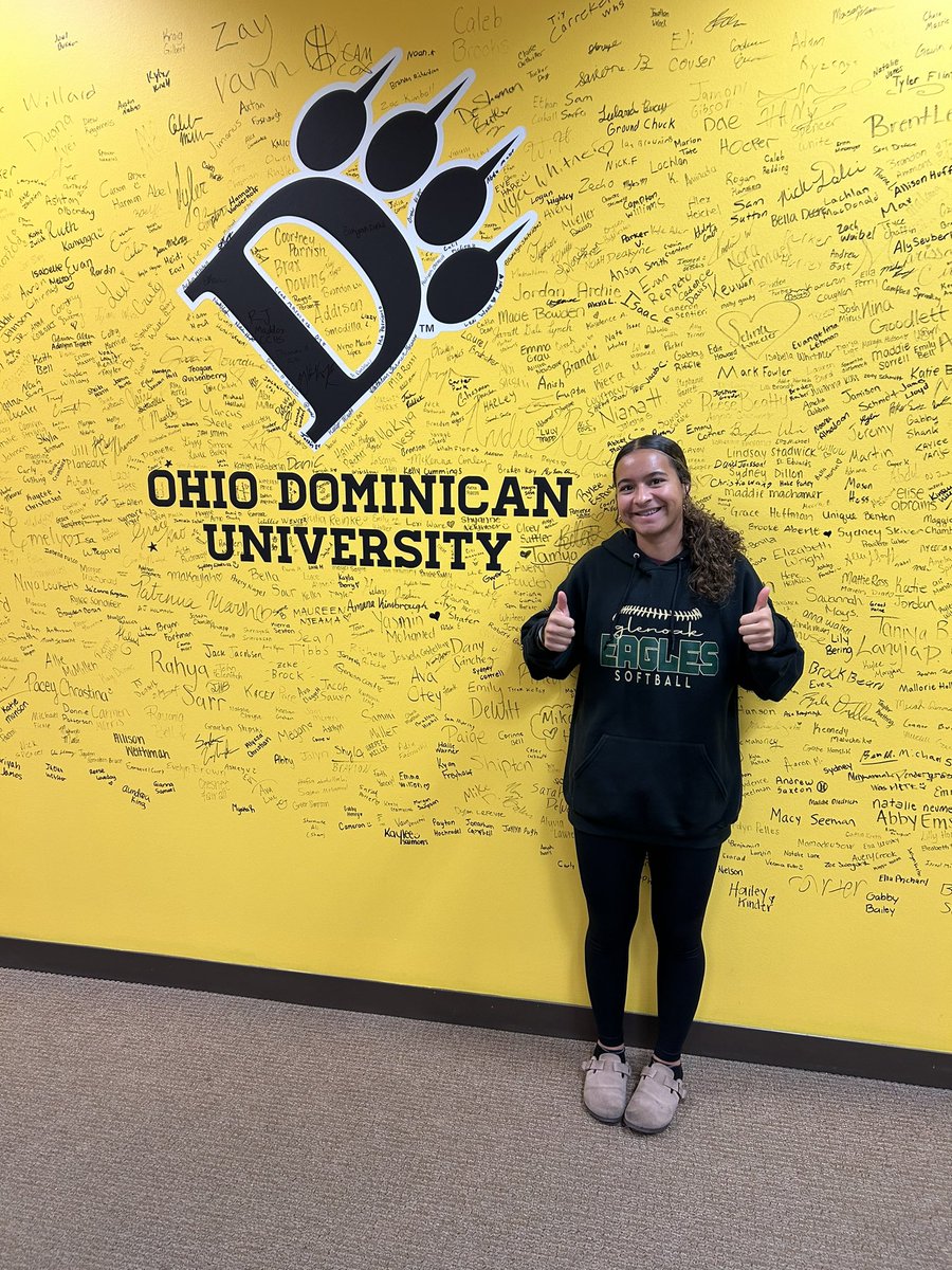 I had a great visit at Ohio Dominican today!!! Thank you so much to the <a href="/ODU_Softball/">Ohio Dominican Softball</a> coaches and players for making this visit a wonderful experience!! Go Panthers! 🐆<a href="/OhioStormBall/">Ohio Storm Ball</a>