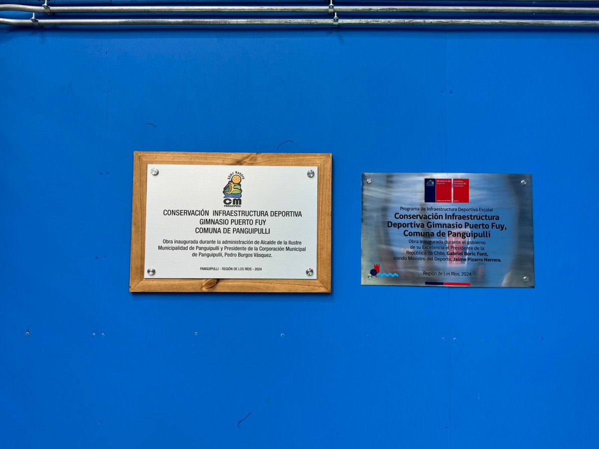 El Ministro Jaime Pizarro, llegó hasta Puerto Fuy, en la comuna de Panguipulli, para asistir a la ceremonia de Inauguración del Proyecto de Conservación de Infraestructura Deportiva del gimnasio de la localidad