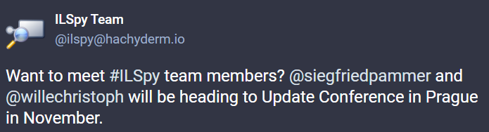 ILSpy Team tweet media