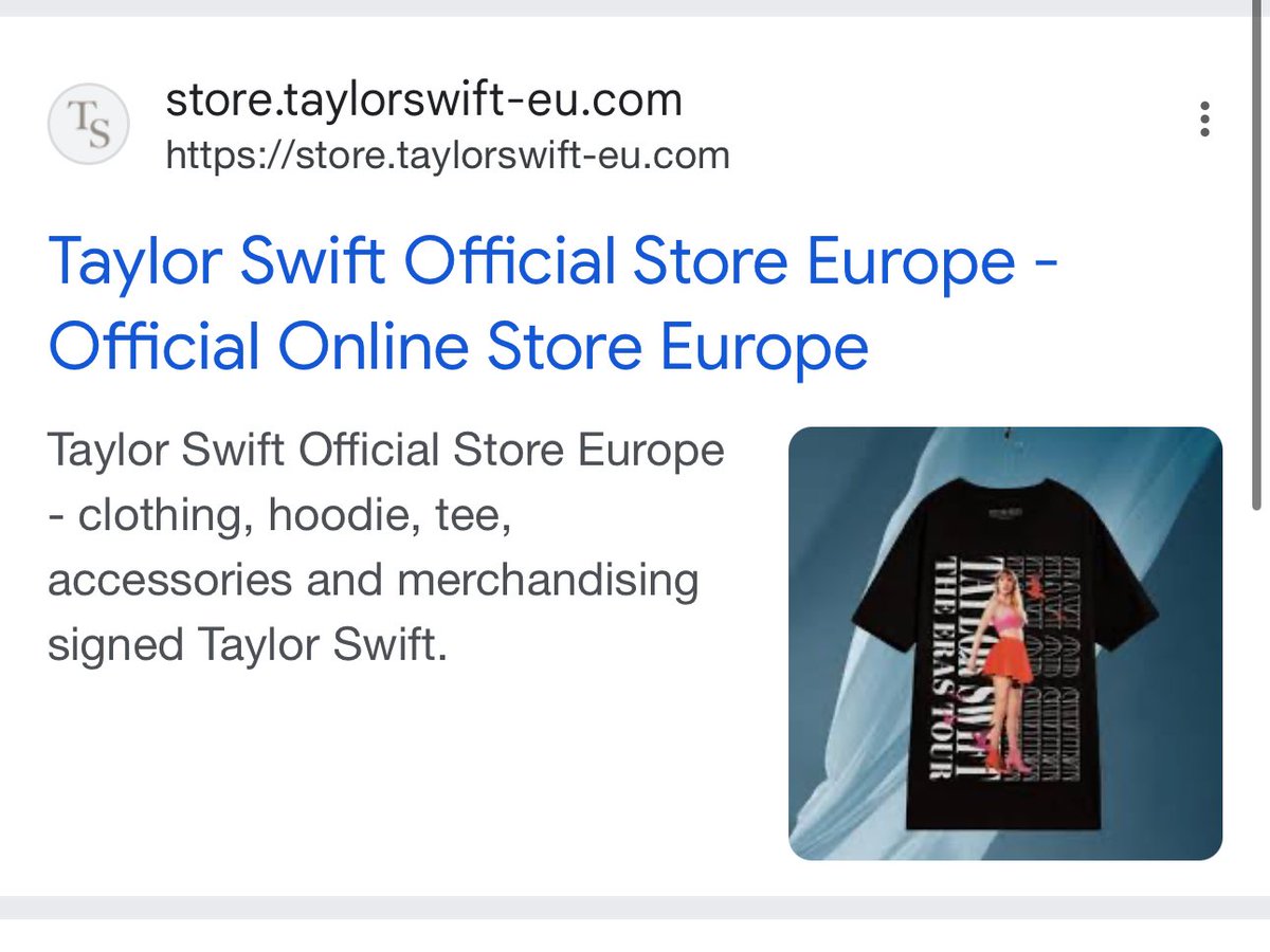 alltooswift13_'s tweet photo. Tened cuidao con este link de la tienda “europea” porque es una tienda falsa y si comprais ahi os van a estafar. La tienda real es https://t.co/vDFlxvXqif https://t.co/Ld8FyJnUYL