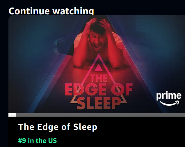 Everbelles's tweet photo. The Edge of Sleep is currently tending on Prime Video's top 10!! Congratulations @QCODEmedia @markiplier !!!  I'm loving it so far!#TheEdgeOfSleep #Markiplier Remember to rate your watch on IMDB too!~ https://t.co/y8GuZeYn84