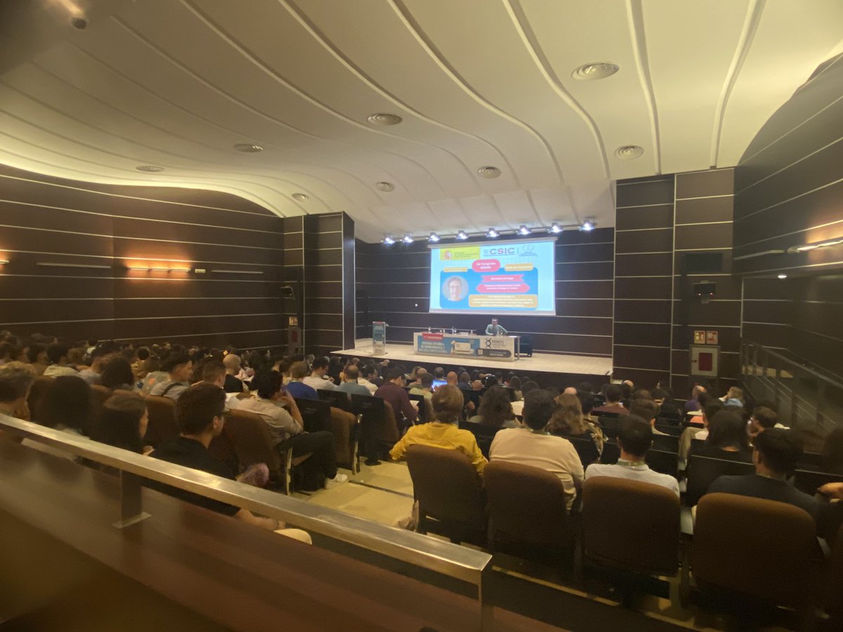 Fatima Sanchez-Cabo (@fsanchezcabo) on Twitter photo How amazing! Full house at the #congresosebibc2024 to listen our first keynote speaker: Christine Orengo How amazing! Full house at the #congresosebibc2024 to listen our first keynote speaker: Christine Orengo