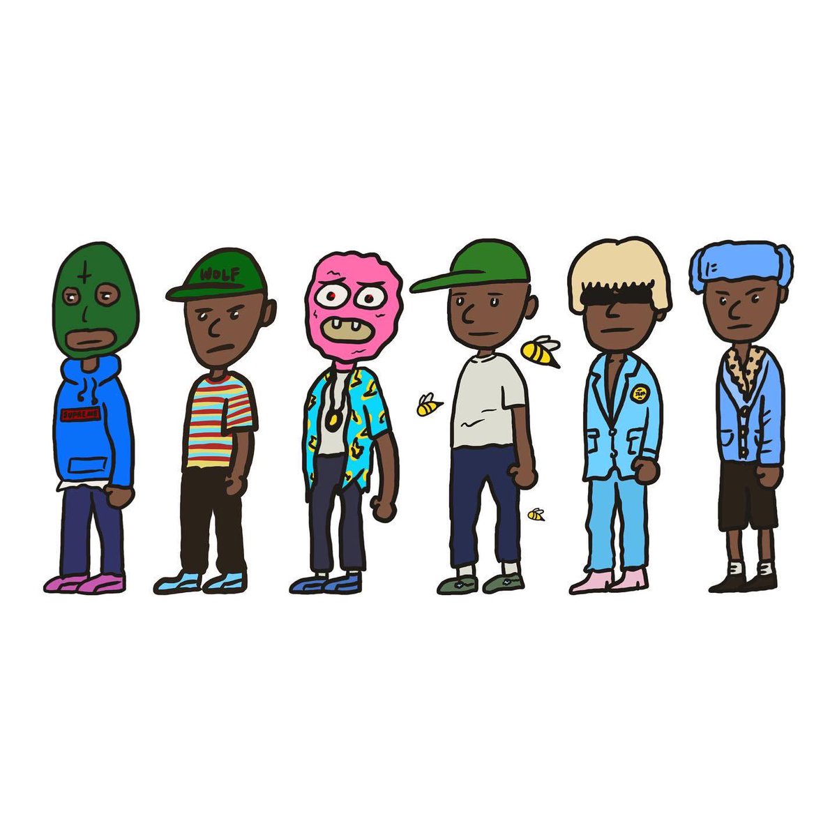 Tyler carrying the artistic torch gracefully