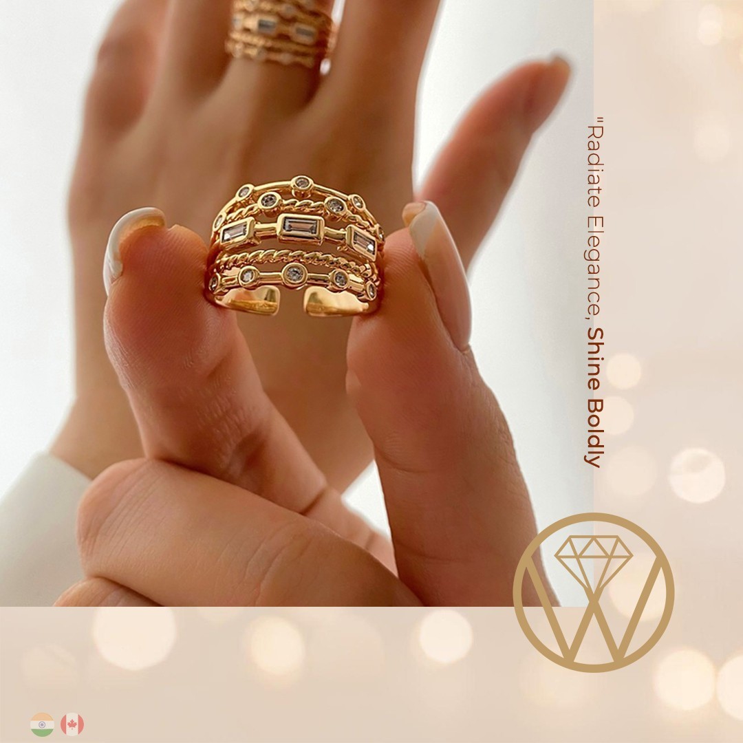 DChirag32's tweet image. ✨ Crafted for the elegant! Our gold diamond ring, with VVS clarity and EF color, radiates luxury and charm. 💍
Check out more at wonerinternational.com
📞 Contact: +1(548) 333 3528
#VVSDiamonds #EFColor #LuxuryJewelry #JewelryExporter #BrillianceInEveryRing