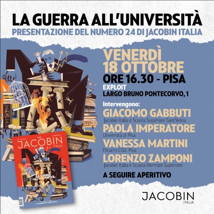 vimagnaghi's tweet photo. Venerdì con @GGabbuti, Paola Imperatore, Vanessa Martini, @masaccio_ intorno all'ultimo numero di @JacobinItalia. Lunedì anche Federica Stagni, Federica Frazzetta, @MariuzzoAndrea e @Ale_x_Ferretti (anche su YouTube).

Non so se siamo in movimento, ma il mal di stomaco c'è. https://t.co/JXDecb2peG