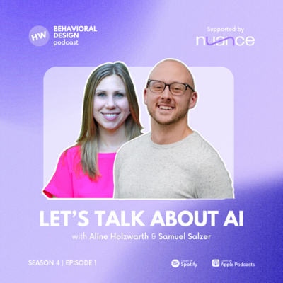 Aline Holzwarth (@alineholzwarth) on Twitter photo 🎙 To launch into Season 4 of the Behavioral Design Podcast from <a href="/habit_weekly/">Habit Weekly</a> (supported by Nuance Behavior), <a href="/SamuelSalzer/">Samuel Salzer 🇺🇦</a> and I stare deep into the uncanny valley 🏔🏔 where AI and BS meet. Listen here: podcasters.spotify.com/pod/show/behav… 🎙 To launch into Season 4 of the Behavioral Design Podcast from <a href="/habit_weekly/">Habit Weekly</a> (supported by Nuance Behavior), <a href="/SamuelSalzer/">Samuel Salzer 🇺🇦</a> and I stare deep into the uncanny valley 🏔🏔 where AI and BS meet. Listen here: podcasters.spotify.com/pod/show/behav…