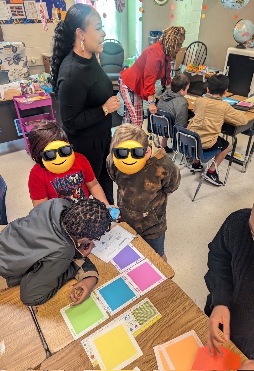 MsBrombacher's tweet image. Ms. Perry's 4th grade students used Indi to practice factors and multiples today! Lots of critical thinking going on in their groups! ππ» Special thanks to our math coach, Ms. E. Williams, for helping out! π @PortsVASchools @HodgesManorPPS @jennthomas75 @SpheroEdu #PPSShines