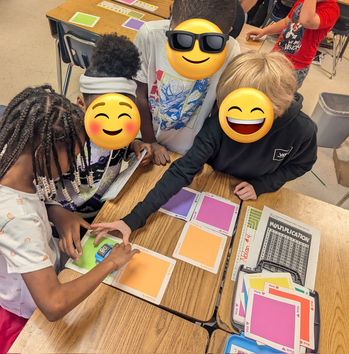 MsBrombacher's tweet image. Ms. Perry's 4th grade students used Indi to practice factors and multiples today! Lots of critical thinking going on in their groups! ππ» Special thanks to our math coach, Ms. E. Williams, for helping out! π @PortsVASchools @HodgesManorPPS @jennthomas75 @SpheroEdu #PPSShines