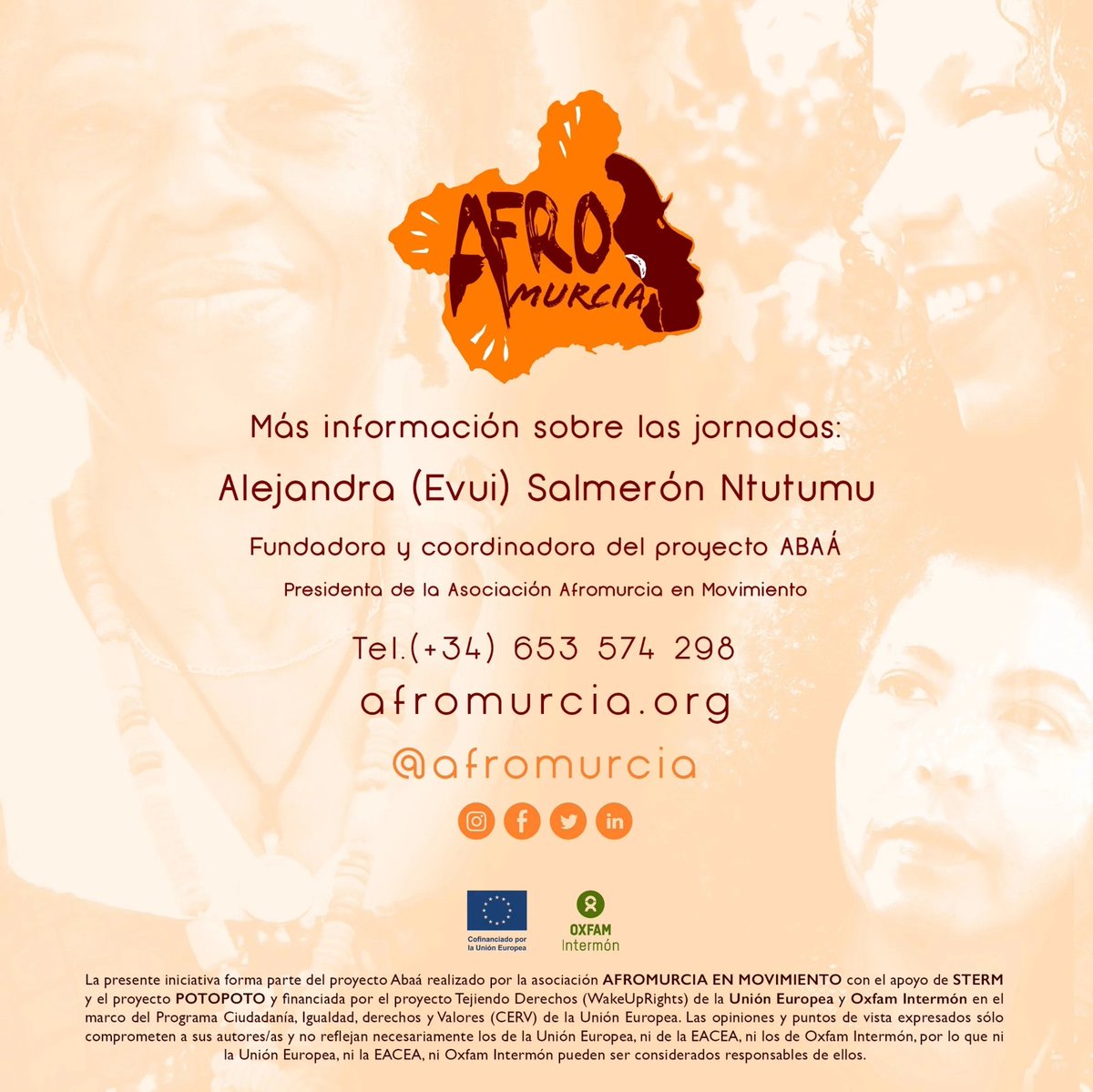 ‼️ATENCIÓN #AFROMURCIA INFORMA‼️ 

✨️ El próximo 7 de noviembre os invitamos a asistir a las primeras Jornadas Educativas para la #Diversidad para combatir el #bullying racista en #Murcia. 

👉 Entra libre hasta completar aforo. 

✍ Registrate aquí: 

forms.gle/n1jUtq1A5jXcYp…