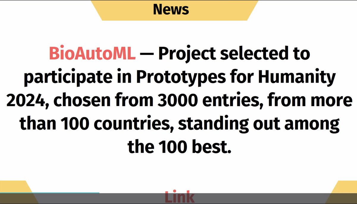 Ai4Pep's tweet image. Thrilled to announce that two of our projects—Miss and Disinformation Framework (Fake News Detection) and BioAutoML—have been selected for #PrototypesForHumanity 2024! 🌍🎉 Both chosen from 3,000+ entries, recognized among the top 100!
@csinha @IDRC_CRDI