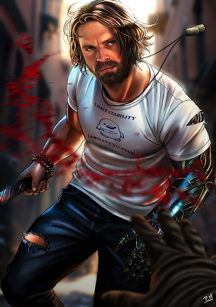 PetiteMadame's tweet photo. Ability to stab - (2024)
Bucky wearing the perfect t-shirt for his job on the field 😁 https://t.co/0zQmfGp8xi