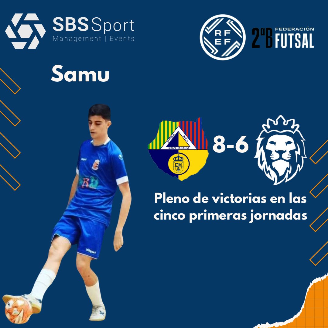 _SBS_Sport's tweet photo. 2ª ᴅɪᴠɪsɪᴏ́ɴ ʙ

Pleno de victorias de 𝙎𝙖𝙢𝙪 con @grancanariafs , esta jornada victoria frente a 𝐓𝐞𝐧𝐞𝐫𝐢𝐟𝐞 𝐈𝐛𝐞𝐫𝐢𝐚 𝐓𝐨𝐬𝐜𝐚𝐥 

➕ℹ️ https://t.co/YIfo26Jfv3

#sbsplayers | @borjas_04 https://t.co/ZDGIONWuLJ