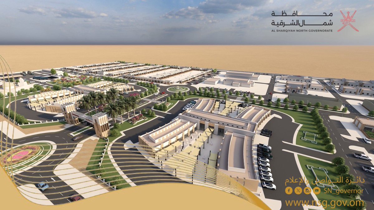 SN_Governor's tweet photo. The Tender Board on Wednesday awarded a tender for the construction of #Sooq_Al_Mawarid project in the Wilayat of #Sinaw in #North_Al_Sharqiyah Governorate. https://t.co/SRngsxg8LB