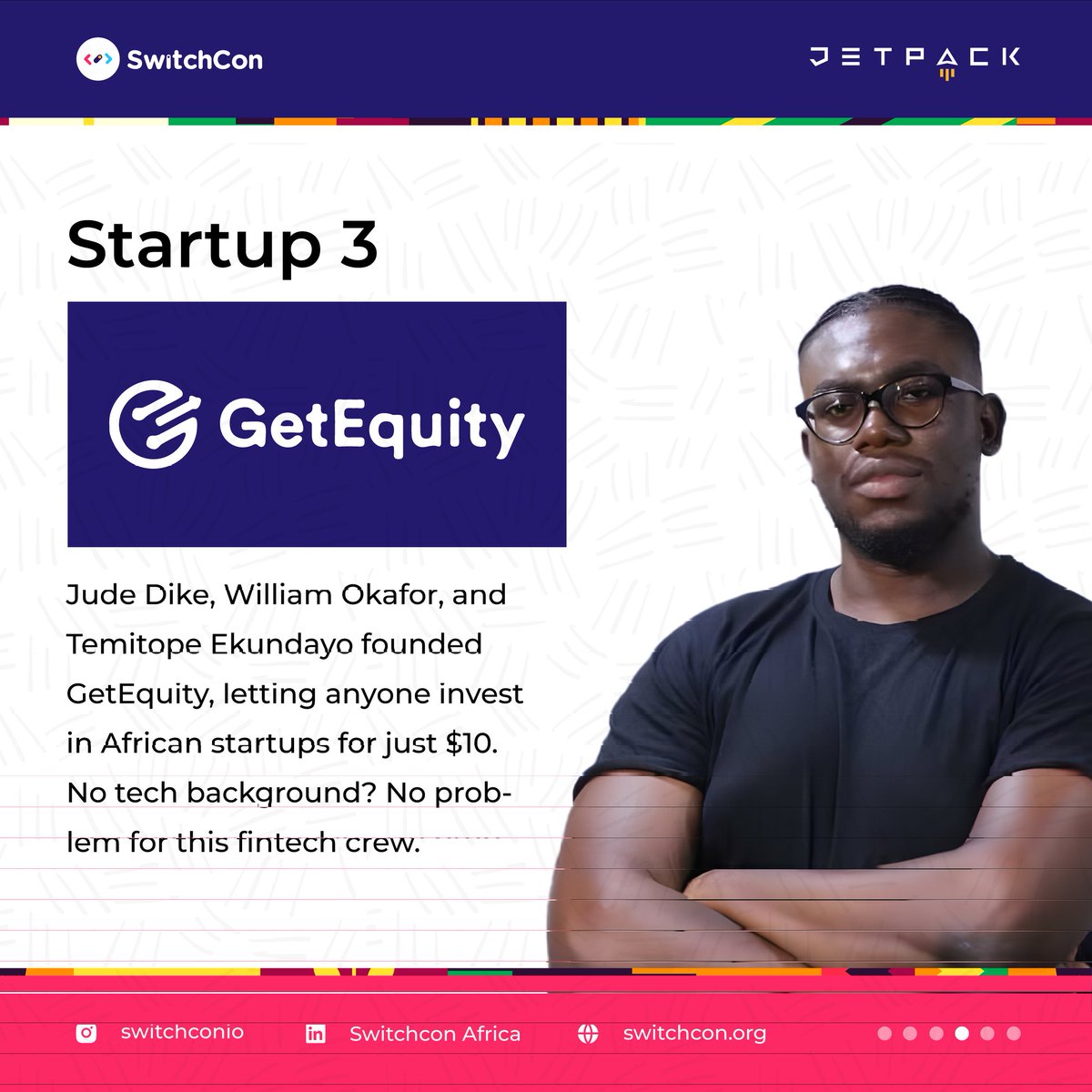 switchcon_io's tweet photo. Who says you need a tech degree to change the world?
These 5 African tech startups prove you don't need a traditional tech background to create innovative solutions.
Join us this November for JETPACK'24.
#switchcon #jetpack #weeklytechtips https://t.co/f7eWHu6EfF