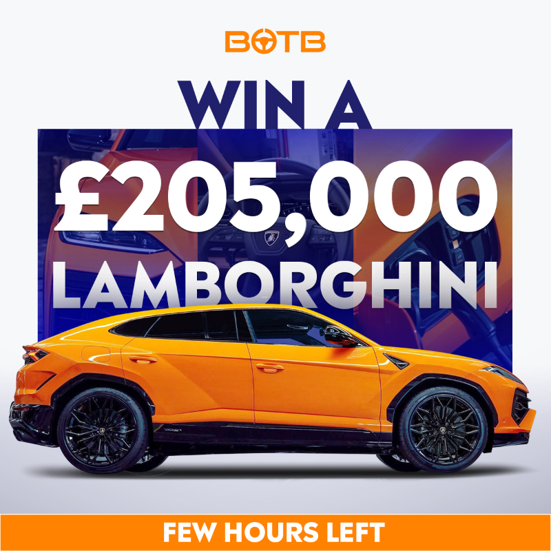 BOTB_Dreamcars's tweet photo. 🚨 SELLING FAST! 🚨 WIN This Luxury Lamborghini Urus SE for just £6.05! 🤑 Enter at BOTB for a chance to win this prize🎁😍