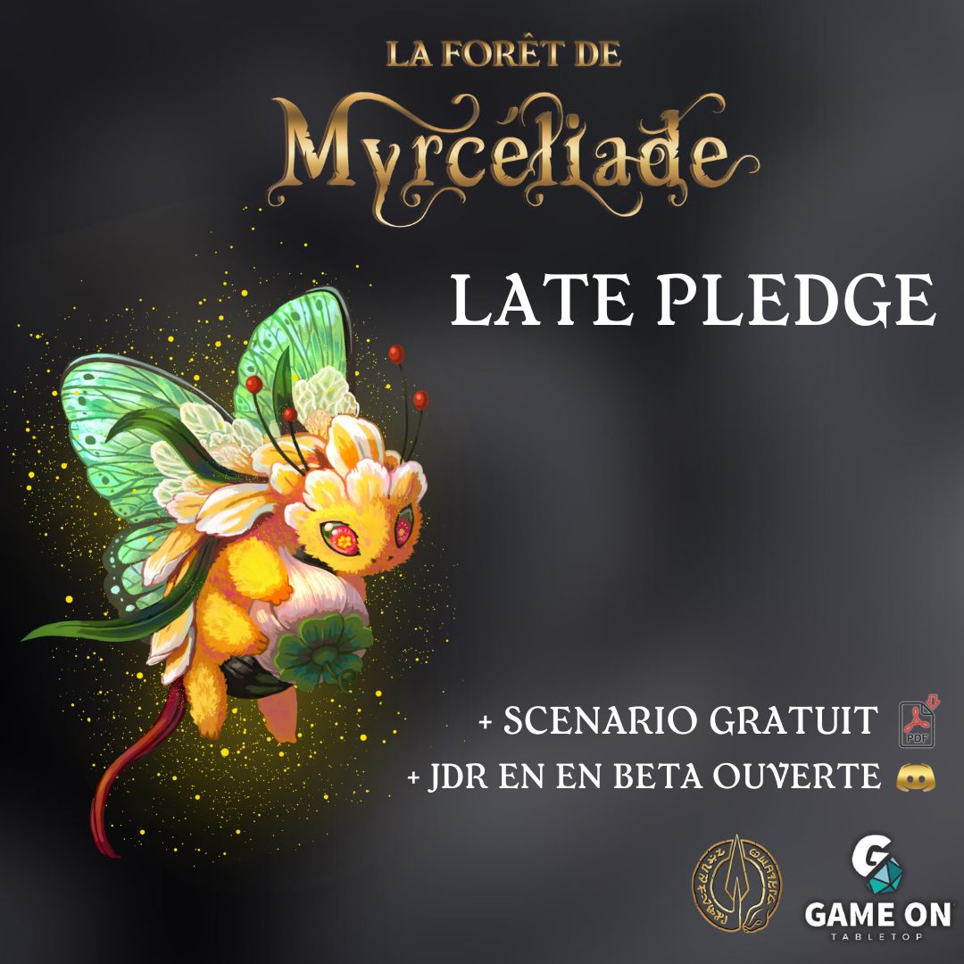 Bonne nouvelle chers aventuriers ! 🎉
🍂 La campagne de financement de La Forêt de Myrcéliade réouvre durant 2 semaines ce samedi 19 octobre à l'occasion de la convention Octogônes où nous serons présents samedi et dimanche !