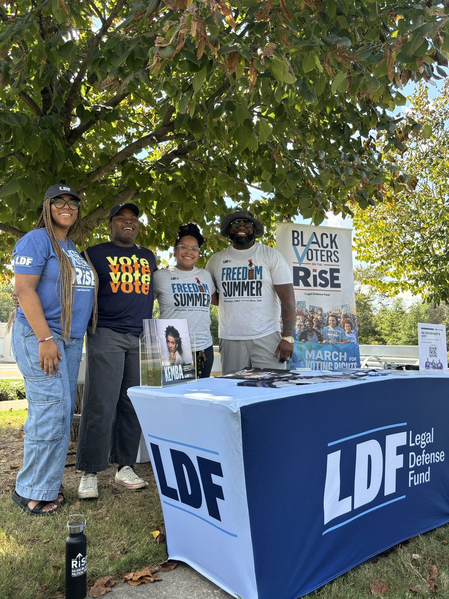 pnokonta's tweet photo. Early voting in Georgia began yesterday and @NAACP_LDF is committed to protecting our democracy! Last week our fantastic organizing team and #BlackVotersontheRise  were on location in the #ATL historic west end providing resources to information to community members. https://t.co/ixtWABhEVY