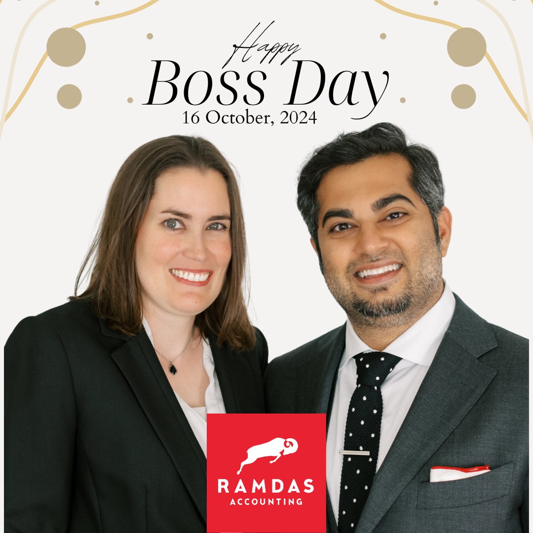 RamdasTax's tweet photo. Today we celebrate our incredible leaders who guide us through tax seasons and financial challenges with expertise and grace. Happy Boss's Day to the captains of our accounting ship! Your dedication inspires us all.
#BossDay #CPALife #AccountingLeaders https://t.co/z29PtAqE4u