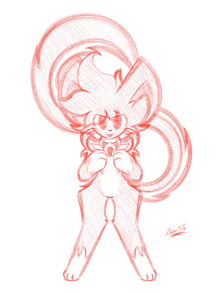 A Kitty!- ✨

Gift Sketch for <a href="/DelKittyy/">Del</a>!~