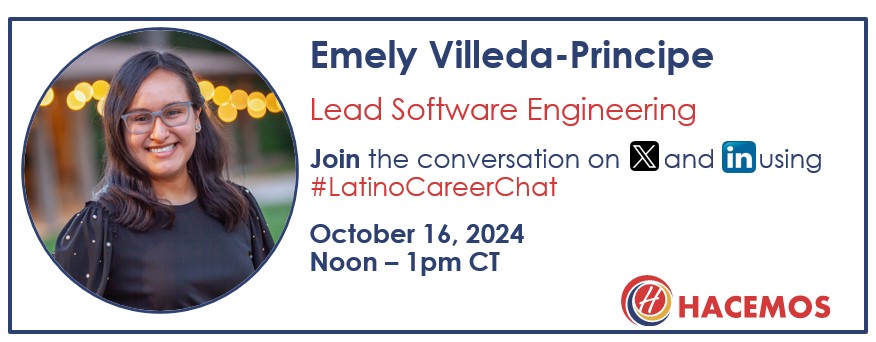 Happening in a few minutes! #LatinoCareerChat <a href="/HACEMOSatATT/">HACEMOS ERG</a>