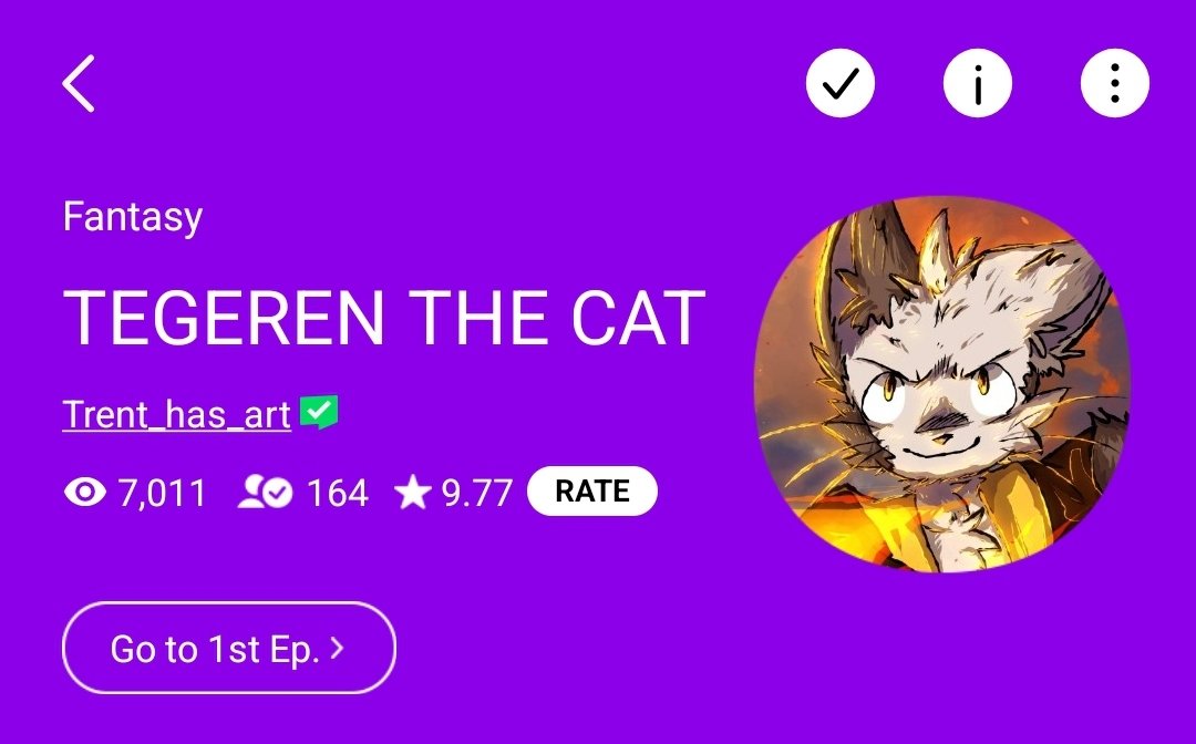 TegerenWebcomic's tweet photo. TEGEREN has reached over 7,000 viewers! 
Thank you for your continued support! 
#TEGEREN #Webtoon #Webcomic https://t.co/YjqmJCLbQr