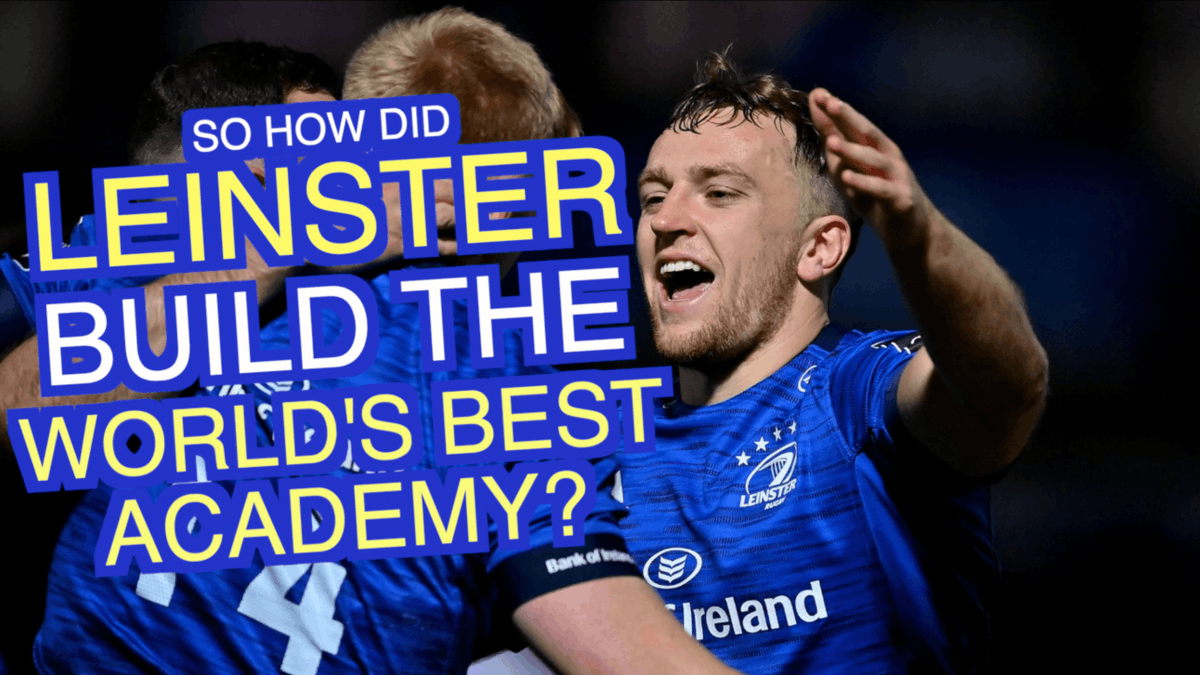 For six seasons in a row, Leinster have used more players than any other club side in the world, almost all of them home-grown products of their academy. So how do they produce so many great young players, and could any other club possibly replicate it?
youtu.be/UtuMKAEAuDU