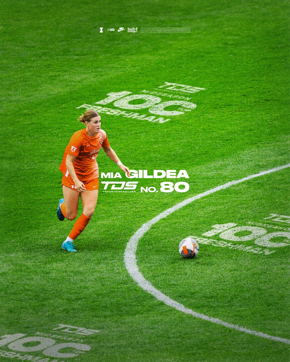 Illinois Soccer (@illinisoccer) on Twitter photo Congrats to Mia Gildea on being named to <a href="/TopDrawerSoccer/">TopDrawerSoccer</a>'s Midseason Top 100 Freshman list!
#Illini | #HTTO | #UP โฌ๏ธ Congrats to Mia Gildea on being named to <a href="/TopDrawerSoccer/">TopDrawerSoccer</a>'s Midseason Top 100 Freshman list!
#Illini | #HTTO | #UP โฌ๏ธ