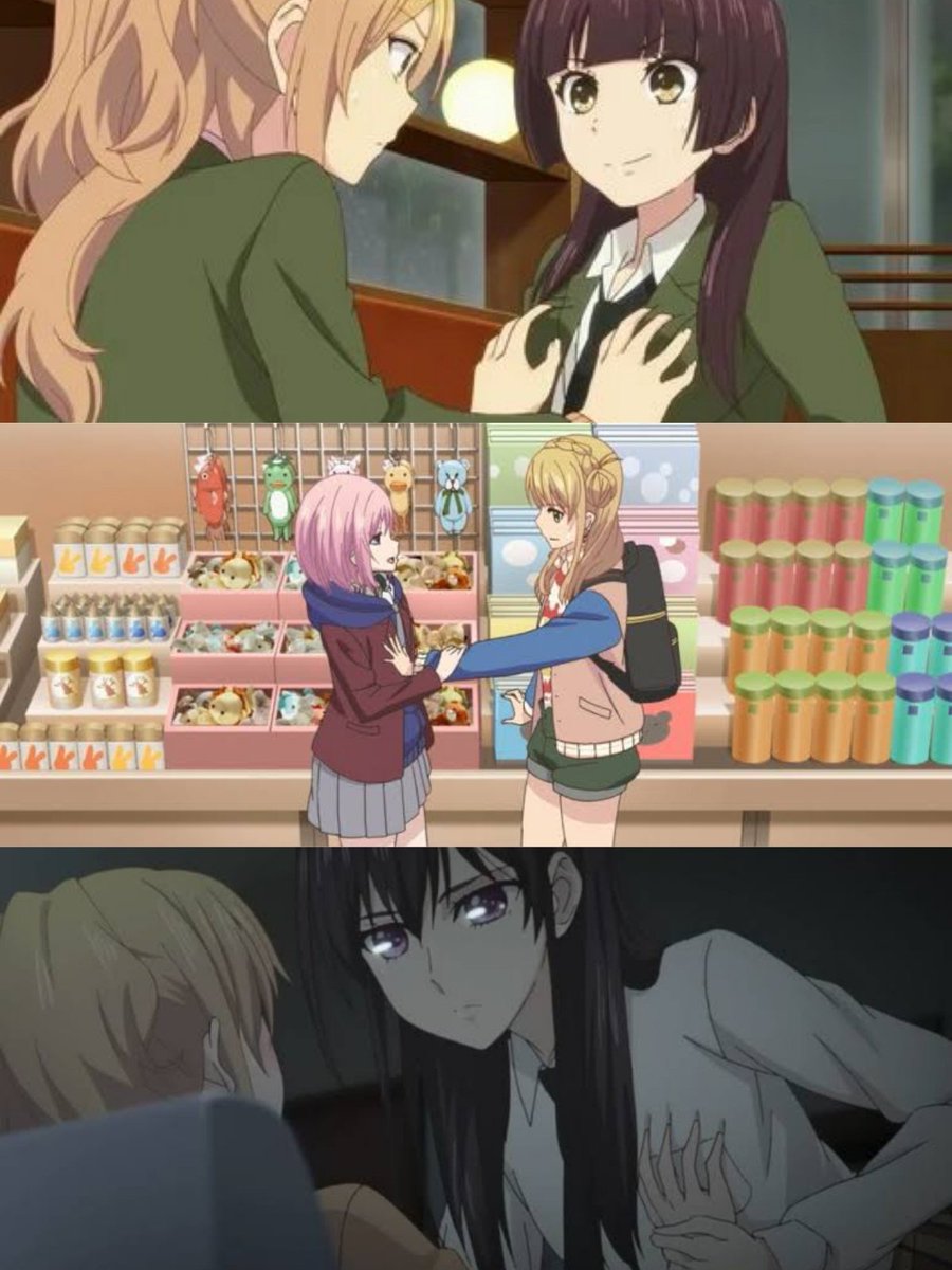 Hisokinhaa44's tweet photo. Matsuri acabou beijando as 3
Já a Yuzu 😏

#Citrus https://t.co/y4wDFIdE98