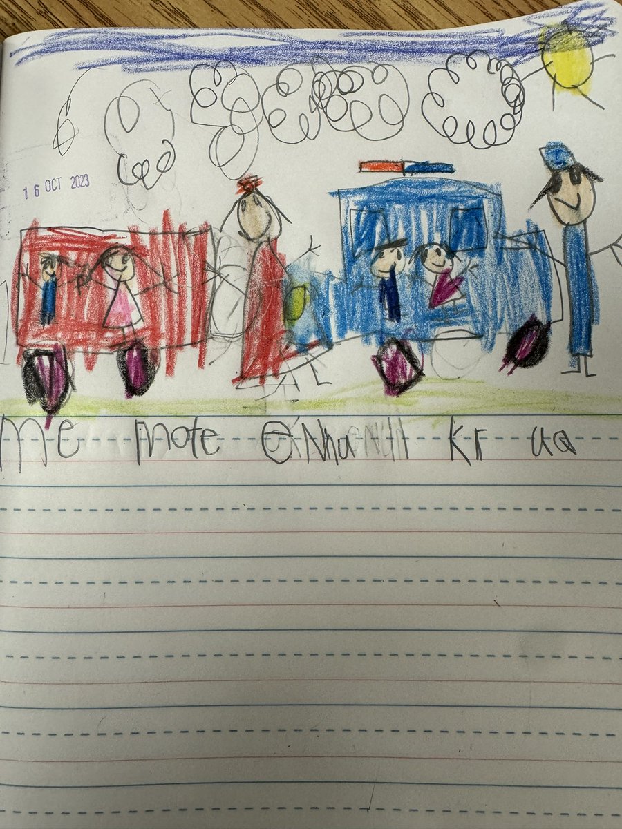 Very special visit Atascocita Fire Department and Humble ISD Police Department. Great experience for these kindergarteners.  They love it and were very motivated to write about it.  <a href="/HumbleISD_OFE/">Oak Forest Elementary</a> <a href="/CoachonTif/">Tiffany Curtis</a>