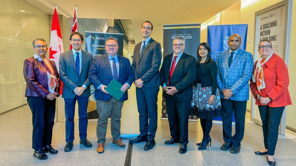 We’re thrilled to have celebrated $48 million for #AdvancedResearchComputing infrastructure at <a href="/UWaterloo/">University of Waterloo</a> and <a href="/UofT/">University of Toronto</a>!

<a href="/UWResearch/">Waterloo Research</a> @ResearchUofT <a href="/ISED_CA/">ISED</a> <a href="/ONgov/">Ontario Government</a> <a href="/ComputeOntario/">Compute Ontario</a>