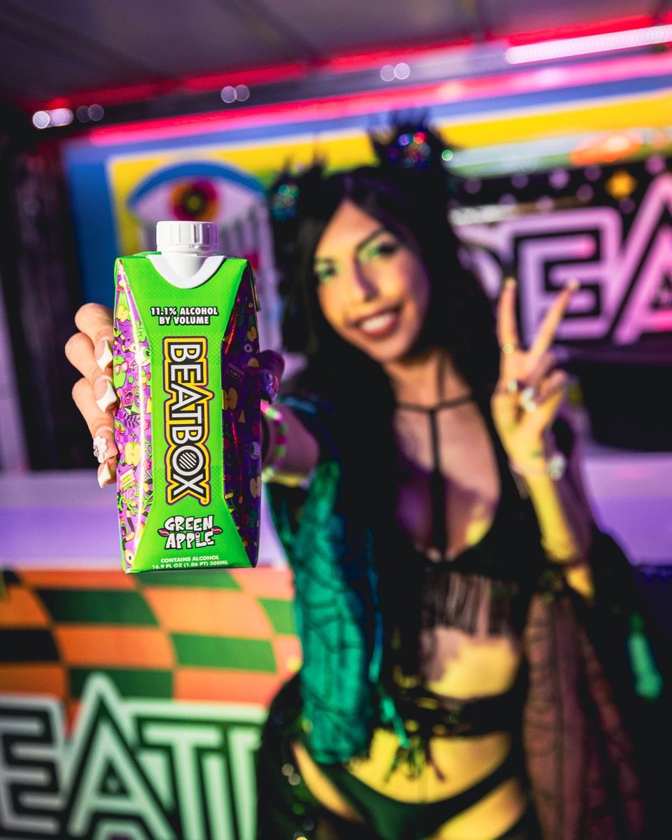 Get ready to taste the thrill of @beatboxbevs tasty resealable party punch at Freakfest 👻 Please Party Responsibly